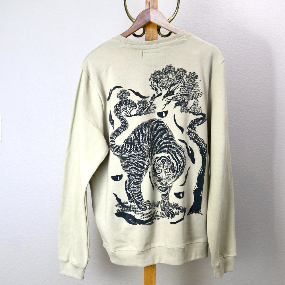 NWT Mens Blind Rooster Japan Sweatshirt Streetwear Athleisure Courage M & L - Picture 5 of 5